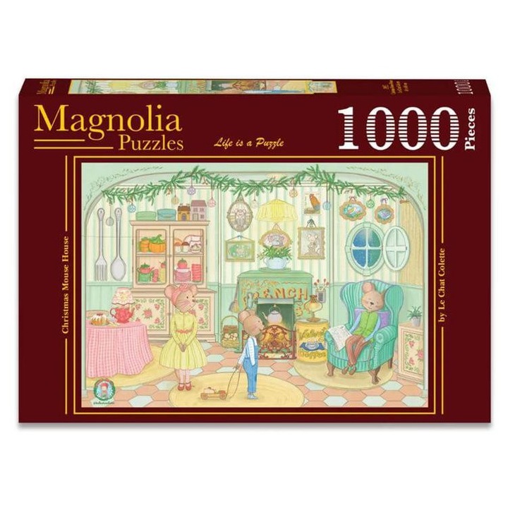 Magnolia 1000 db-os puzzle - Christmas Mouse House (3487)