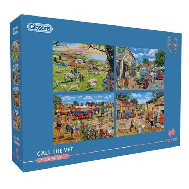 Gibsons 4x500 db-os puzzle - Call the Vet (5069)