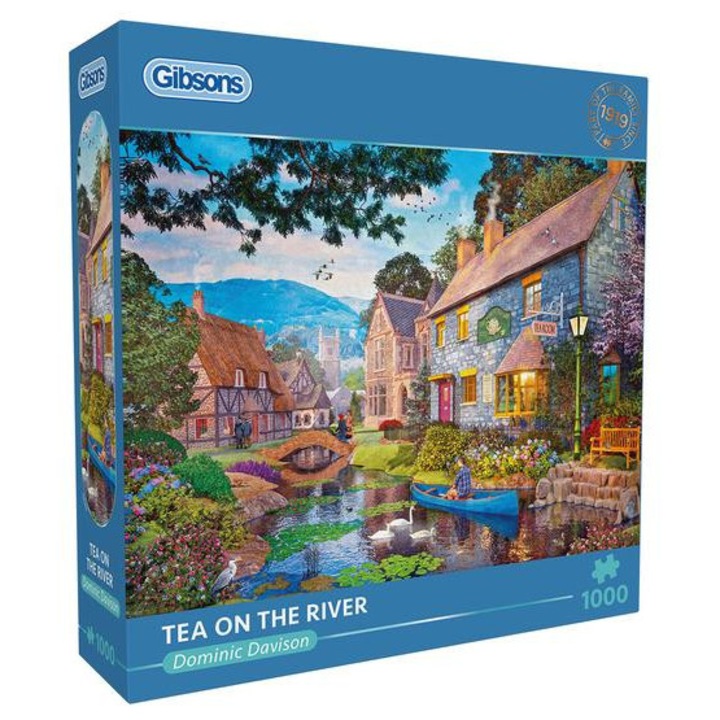 Gibsons 1000 db-os puzzle - Tea on the River (6451)