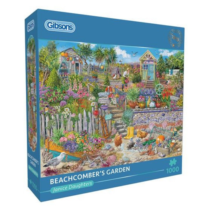 Gibsons 1000 db-os puzzle - Beachcombers Garden (6411)