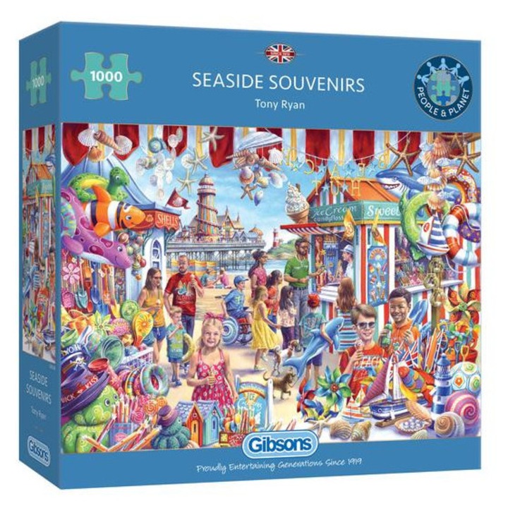 Gibsons 1000 db-os puzzle - Seaside Souvenirs (6358)