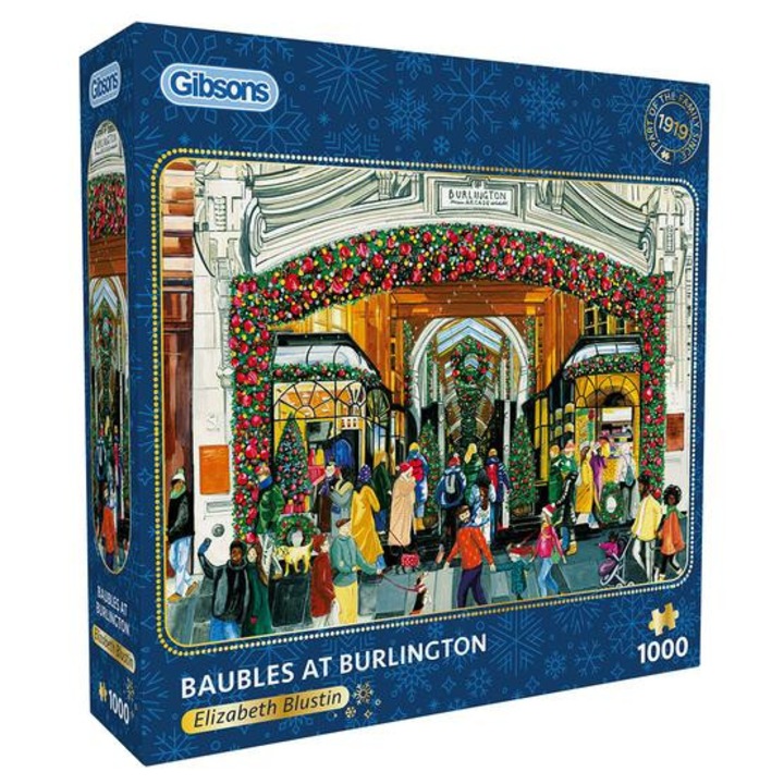 Gibsons 1000 db-os puzzle - Baubles at Burlington (6414)