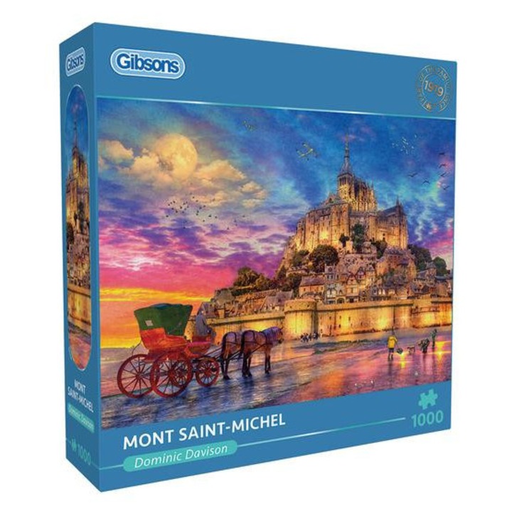 Gibsons 1000 db-os puzzle - Mont Saint-Michel (6408)
