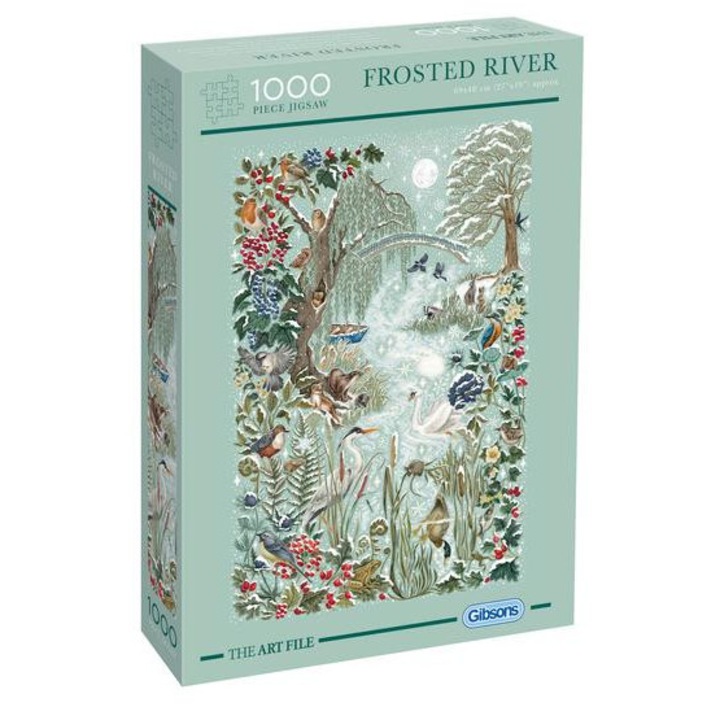 Gibsons 1000 db-os puzzle - The Art File - Frosted River (7214)