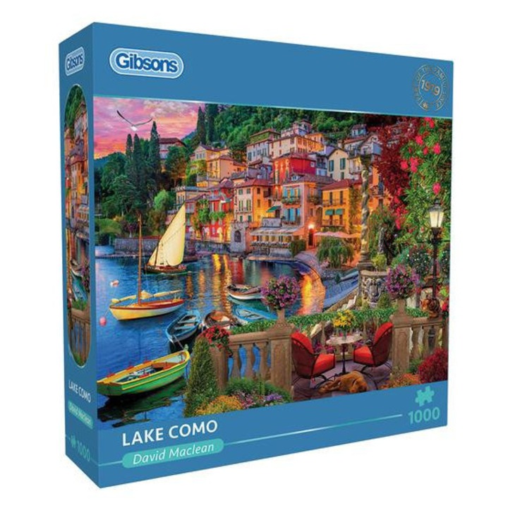 Gibsons 1000 db-os puzzle - Lake Como (6387)