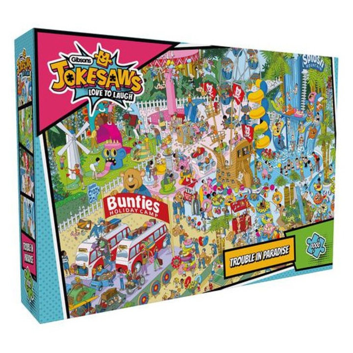 Gibsons 1000 db-os puzzle - Jokesaws - Trouble in Paradise (7143)
