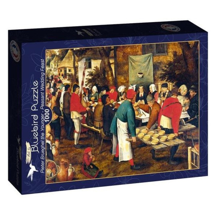 Bluebird 1000 db-os puzzle - Peasant Wedding Feast, Pieter Brueghel the Younger (60224)