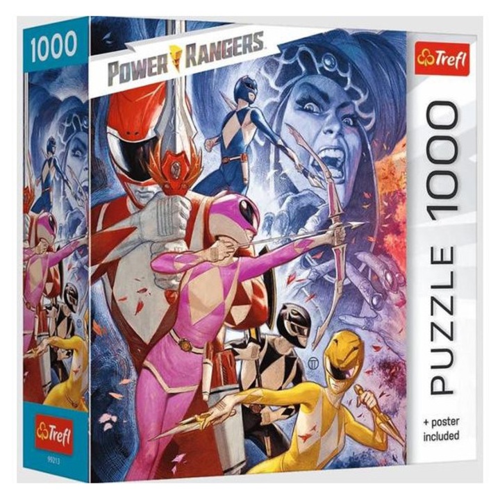 Puzzle Trefl 1000 piese - Power Rangers - Zei contra demoni (99213)