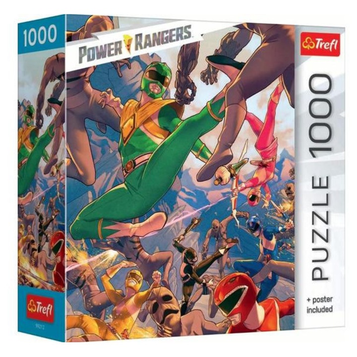 Trefl puzzle 1000 piese - Power Rangers - În timpul luptei (99212)