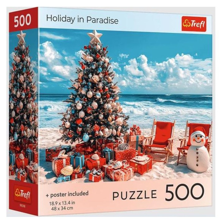 Puzzle Trefl 500 piese - Sărbători la tropice (99298)