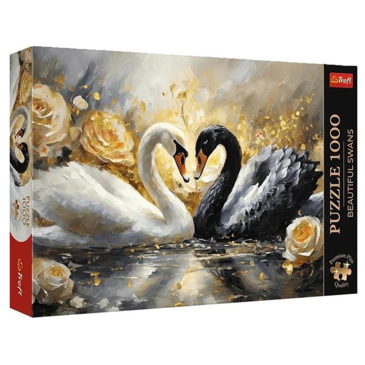 Trefl 1000 db-os Premium Plus puzzle - Gyönyörű hattyúk (99276)