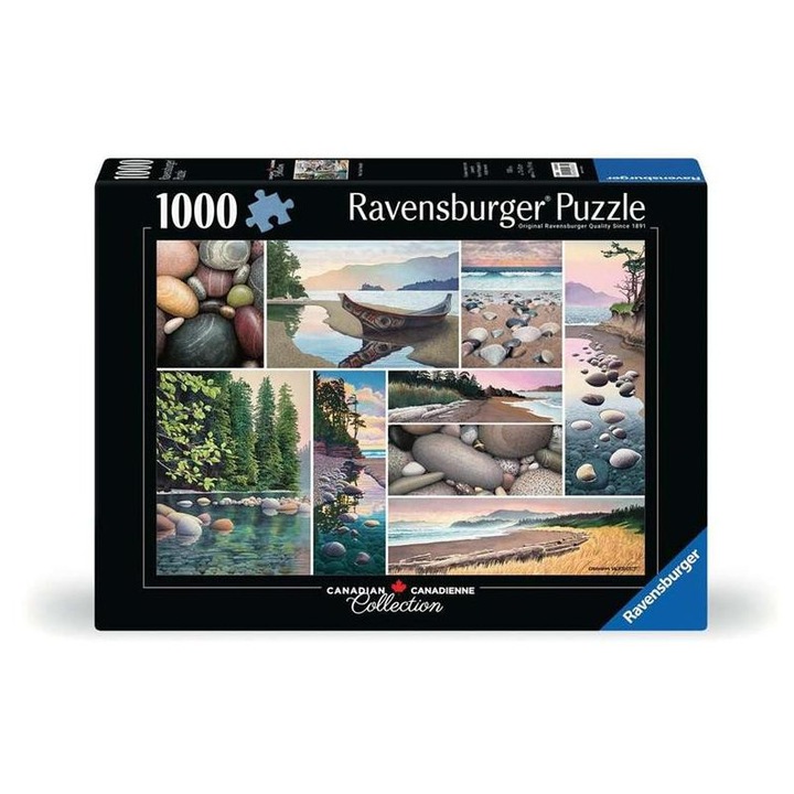 Ravensburger 1000 db-os puzzle - Canadian Collection - Nyugati parti nyugalom (12000631)