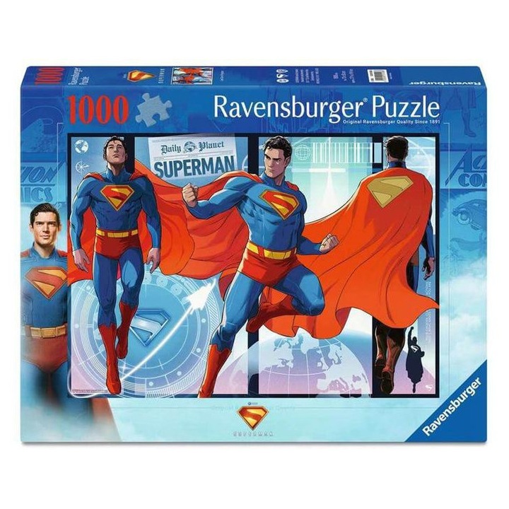 Ravensburger 1000 части пъзел - Супермен - Филмът (12001508)