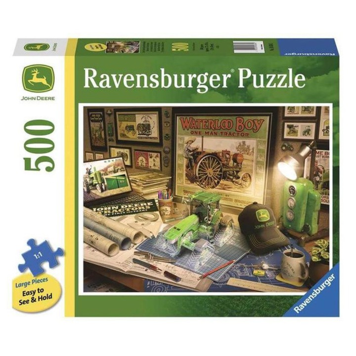 Ravensburger 500 db-os XXL puzzle - John Deere íróasztal (16838)
