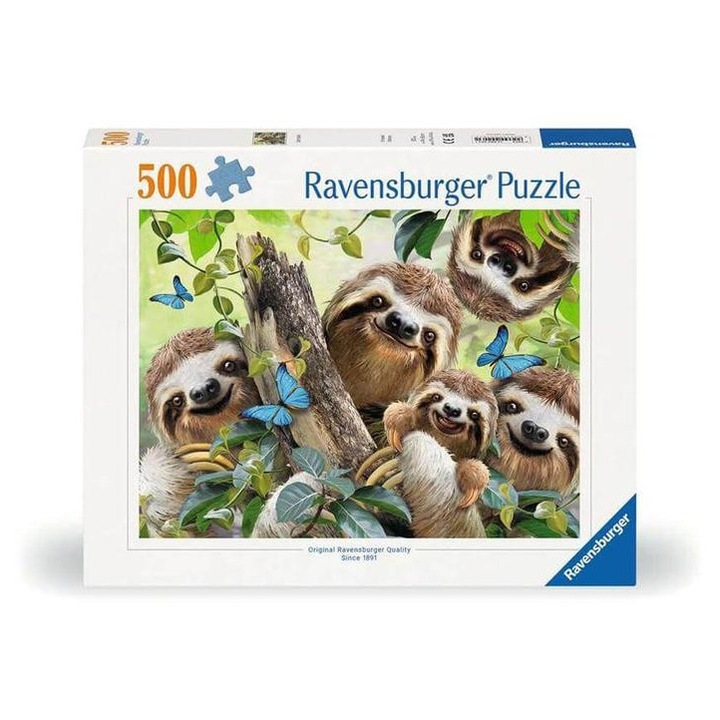Ravensburger 500 db-os puzzle - Vidám lajhárok (12000203)