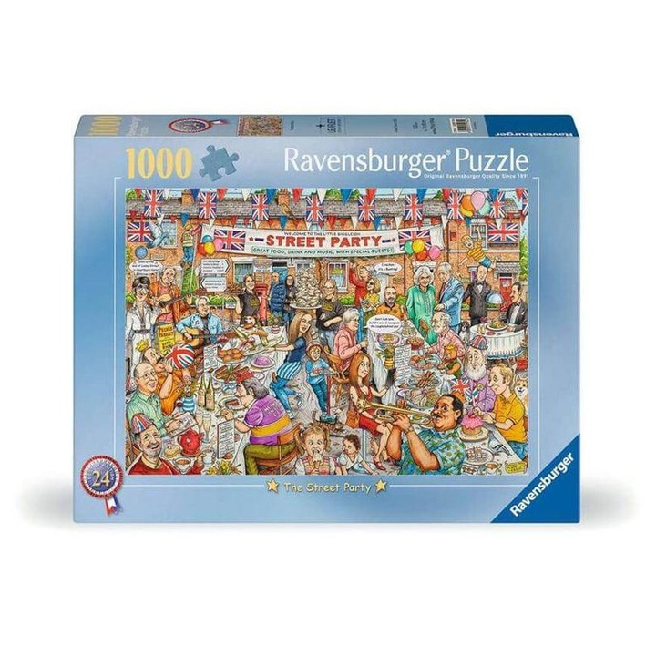 Ravensburger 1000 db-os puzzle - Utcabuli brit módra (12001175)