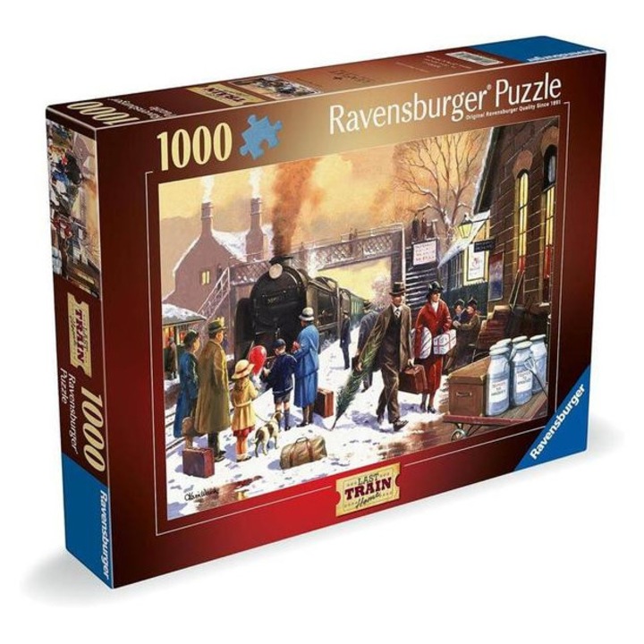 Ravensburger 1000 db-os puzzle - Az utolsó vonat hazafelé (12001573)