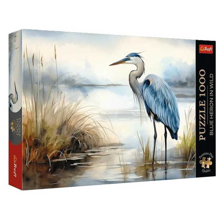 Puzzle Trefl 1000 Premium Plus Kék madár a vadonban