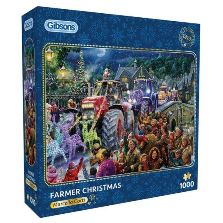 Gibsons 1000 db-os puzzle - Farmer Christmas (6439)