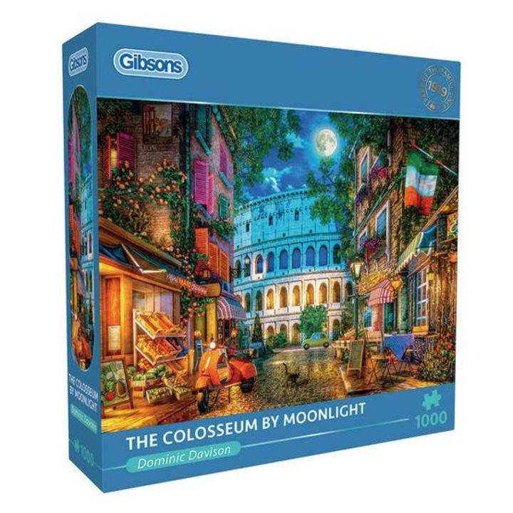 Gibsons 1000 db-os puzzle - The Colosseum by Moonlight (6388)