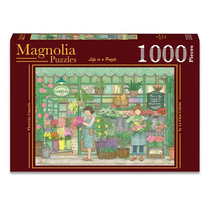 Magnolia 1000 db-os puzzle - Fleuriste Camelia (3488)