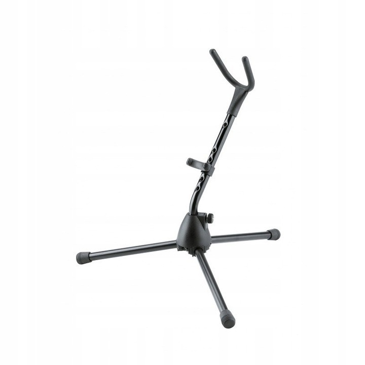Suport saxofon soprano K&M, negru, otel, 485mm