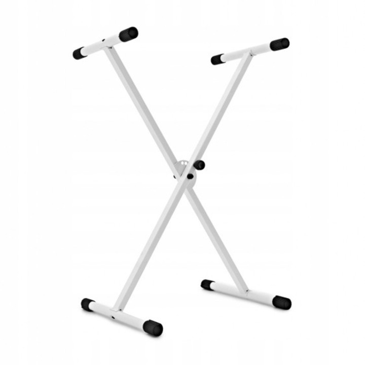 Suport tastatură KALINE, alb, înălțime reglabilă 30-95 cm, capacitate maximă 20 kg