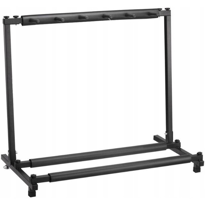 Suport pentru 5 chitare, KALINE, negru, 73x86.5x46.5cm