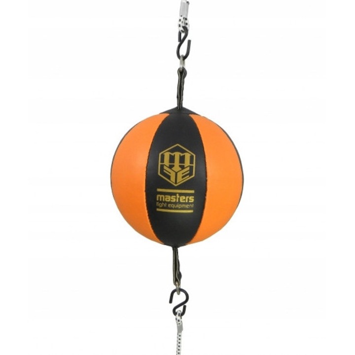 MASTERS SPT-10 boxzsák, ökobőr, 20 cm átmérő, szett gumiszalagokkal