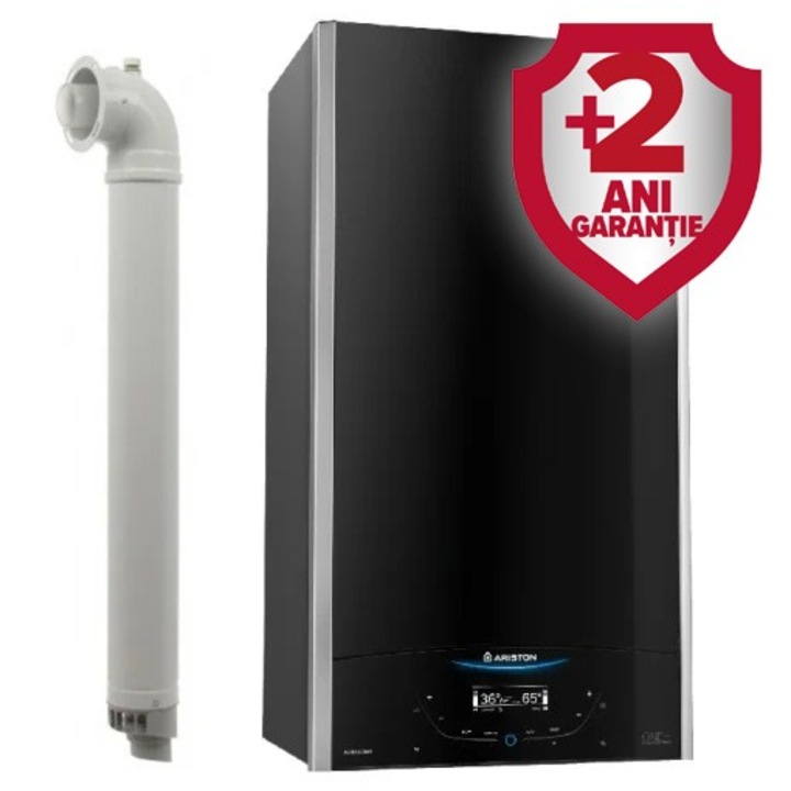 Centrala termică Ariston Alteas One + Net, 35 kW, schimbător de căldură XtraTech, Clasa Energetică A+, Wi-Fi integrat, kit evacuare inclus, set complet