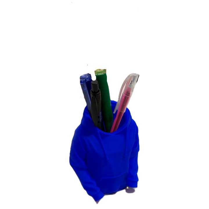 Suport Pixuri In Forma De Hanorac Mini, Organizator Birou Modern Printare 3D, Suport Pixuri Hanorac Pentru Pixuri Creioane Si Markere, Organizator Birou Decorativ Compact Pentru Birou Camera De Studiu Sau Cadou Creativ