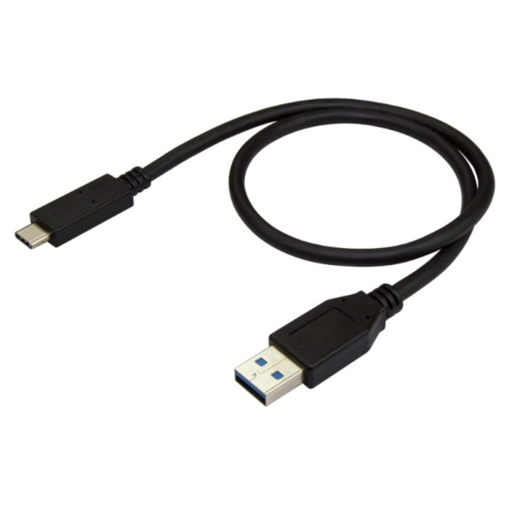 StarTech USB31AC50CM adatkábel, USB, USB-C, 0.5m Fekete