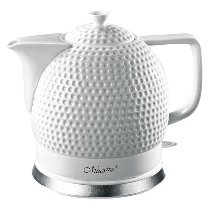 Feel-Maestro MR-067 vízforraló, 1,5 L, 1200 W, fehér