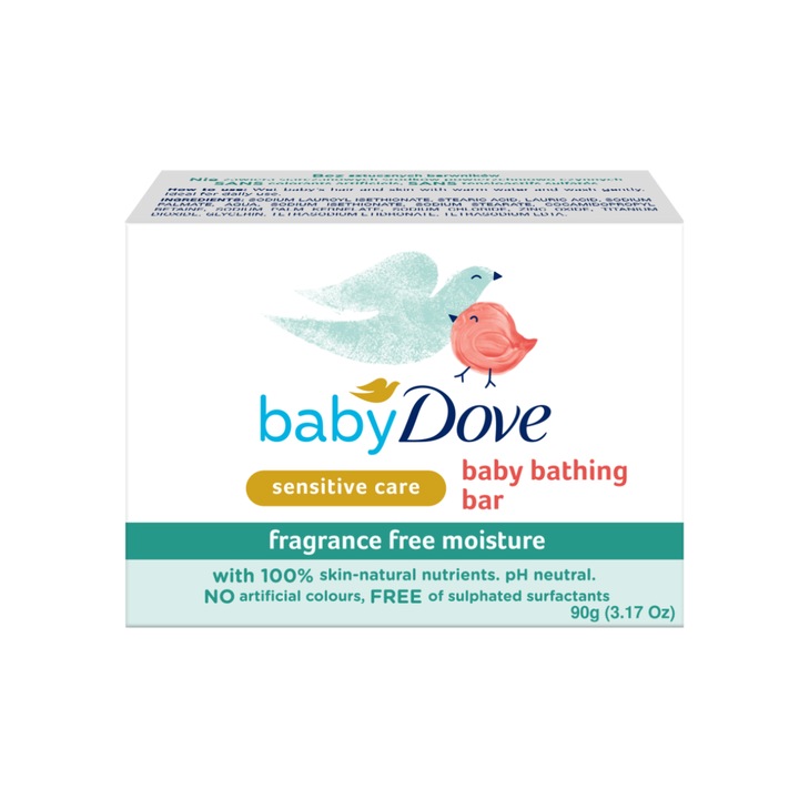 Бебешки сапун Dove Sensitive Care, 90гр