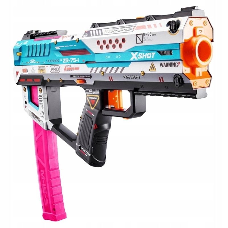 Set Lanzator X Shot Skins Pro Fury X + 40 Proiectile, X Shot
