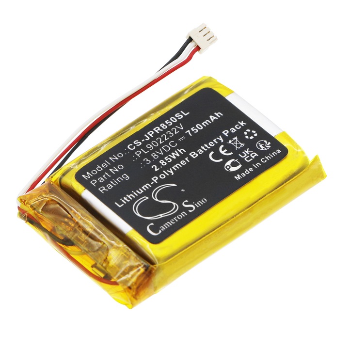 Baterie Li-Polymer 750mAh, Cameron Sino, 34x22x8.5mm, Negru