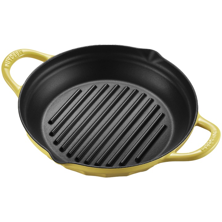 Тиган грил BUYDEEM CP553-MY, 26 см, Чугун Жълт