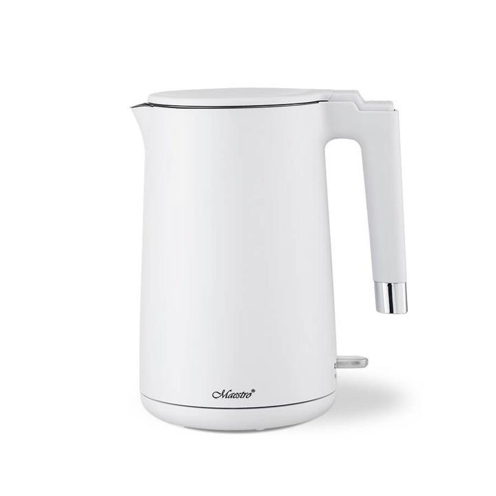 Fierbator de apa Maestro MR-026-WHITE, 1.7 l, 1800 W Alb