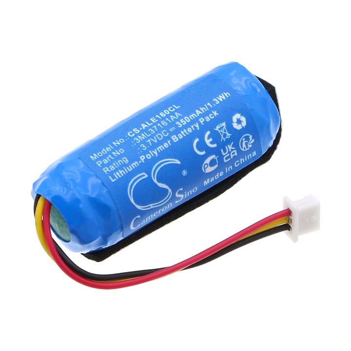 Baterie Li-Polymer 350mAh Cameron Sino, albastru, 32x13.5x12.6mm