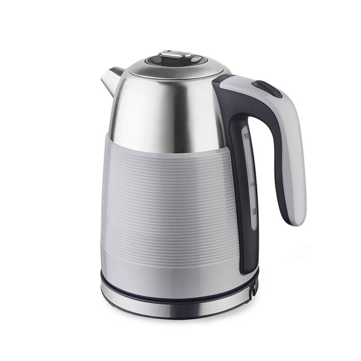 Fierbator de apa Maestro MR-051-GREY, 1.7 l, 2200 W, Filtru 360 Gri