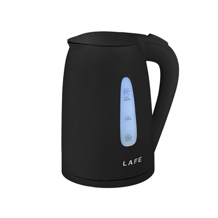 LAFE Essential LAFCZA47458 vízforraló, 1.7 l, 2200 W, Automatikus kikapcsolás, Fekete
