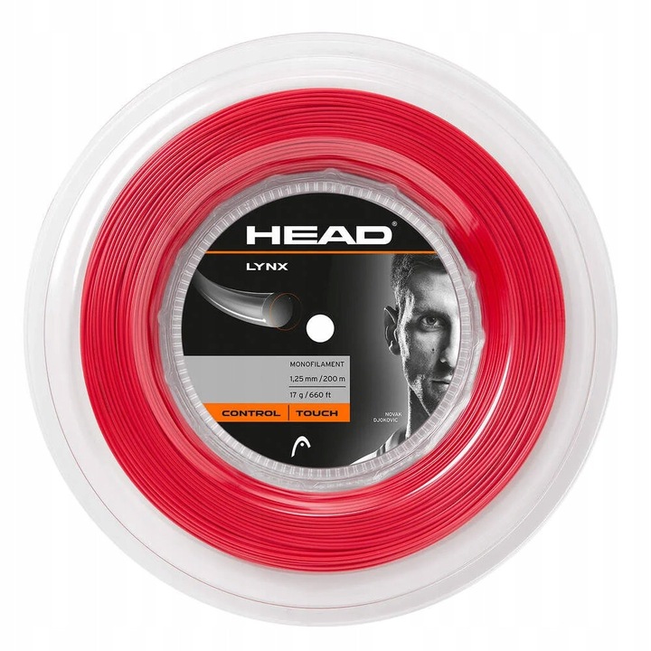 Corzi tenis HEAD Lynx 200m, 1.20mm, rosu, set