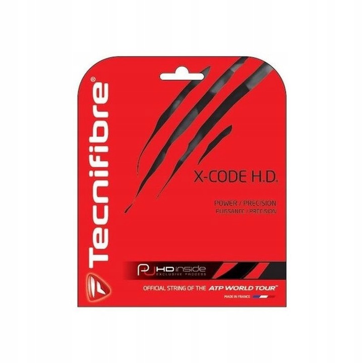 Tecnifibre X-Code H.D. tenisz húr, 1,28mm, 12m, fekete