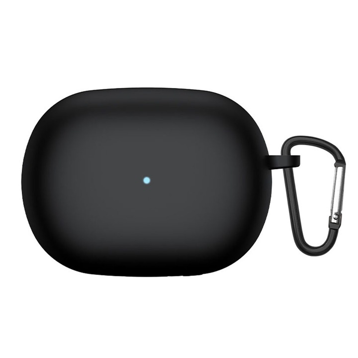 Husa pentru casti Redmi Buds 4, model Silicone Case, din Silicon, culoare Negru, Techsuit