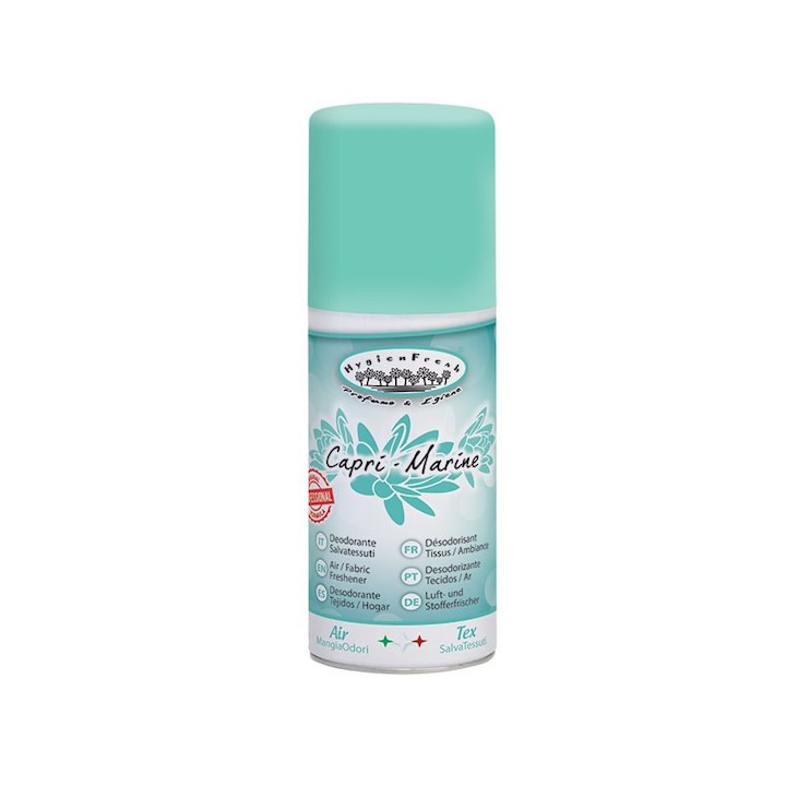 Odorizant pentru auto si ambient Hygienfresh Capri Marine, Spray 150 ml