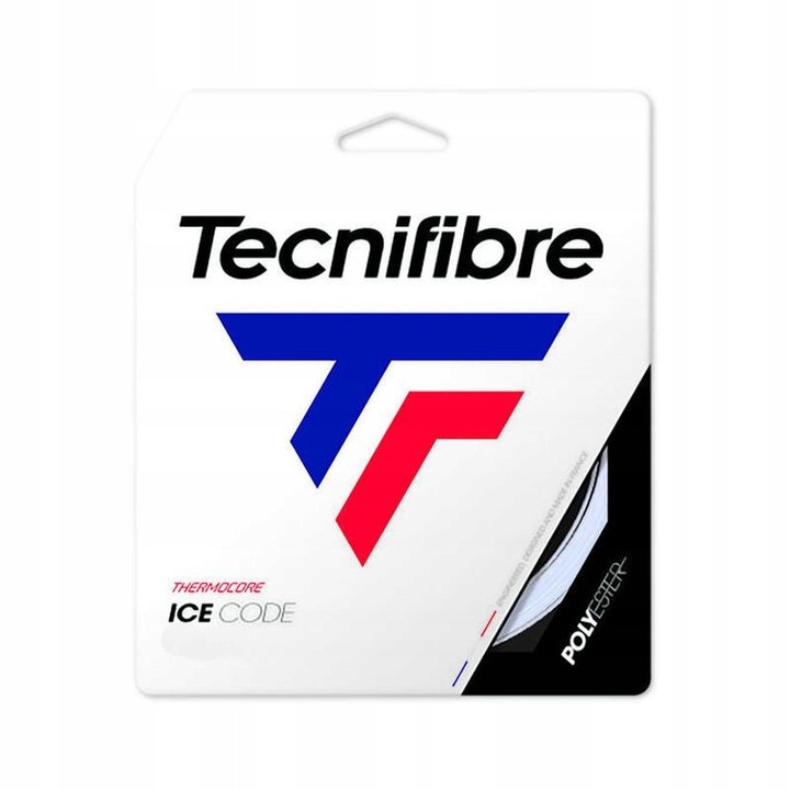 Coarda tenis Tecnifibre Ice Code, monofilament, alb, 1.20mm x 12m