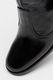 Zadig & Voltaire, Botine din piele cu aspect lacuit Preiser, Negru