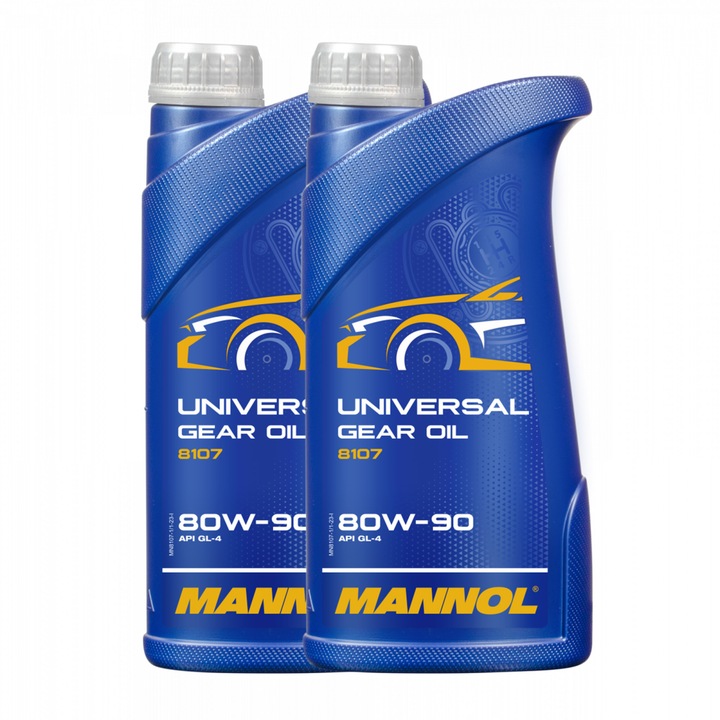 MANNOL Universal 80W90 GL-4 ásványi hajtóműolaj, 2 literes csomag (nagy terhelés, kopásgátló)