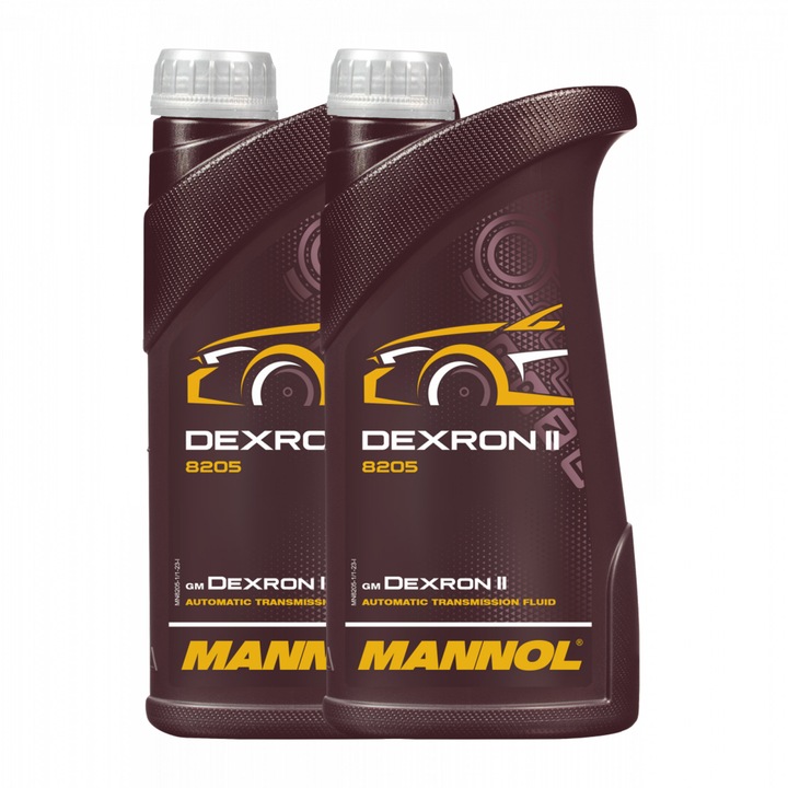 Csomag 2 liter MANNOL ATF Dexron II Ásványi Automata Sebességváltó Olaj (Szervokormány, Kopásgátló)