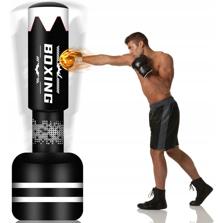 Sac de Box Gonflabil 180cm, Antrenament Liber, Pentru Adulti